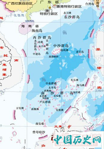 中国政府所主张的南海“九段线”