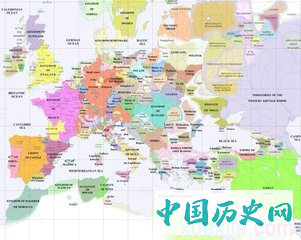 中世纪欧洲历史地图介绍
