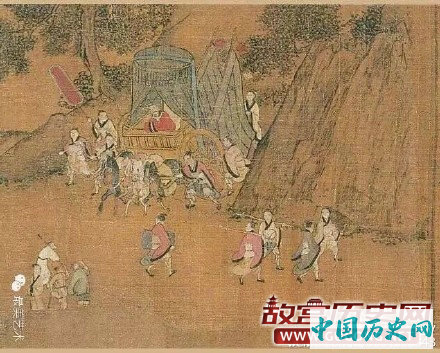 唐代阎立本《孝经》图卷