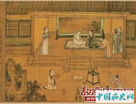 唐代阎立本《孝经》图卷