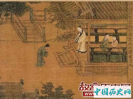 唐代阎立本《孝经》图卷