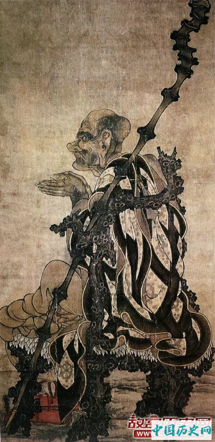 唐代古野画僧贯休笔下的罗汉