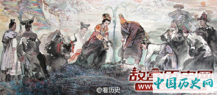 641年3月2日 李道宗护送文成公主入吐蕃